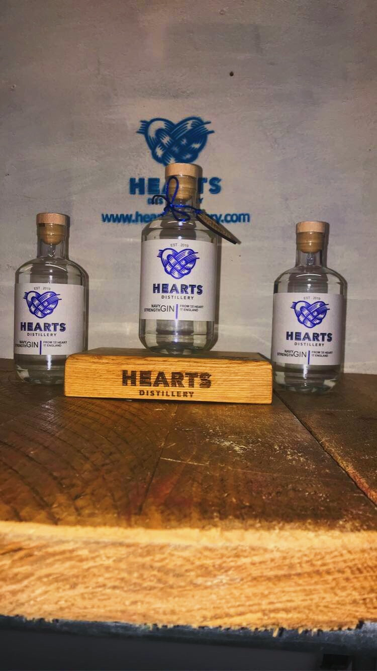 Hearts Navy Strength Gin 50 cl 57% abv