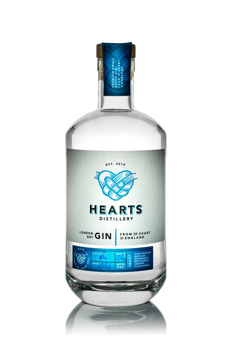 Hearts Classic London Dry Gin 70 cl 42% abv